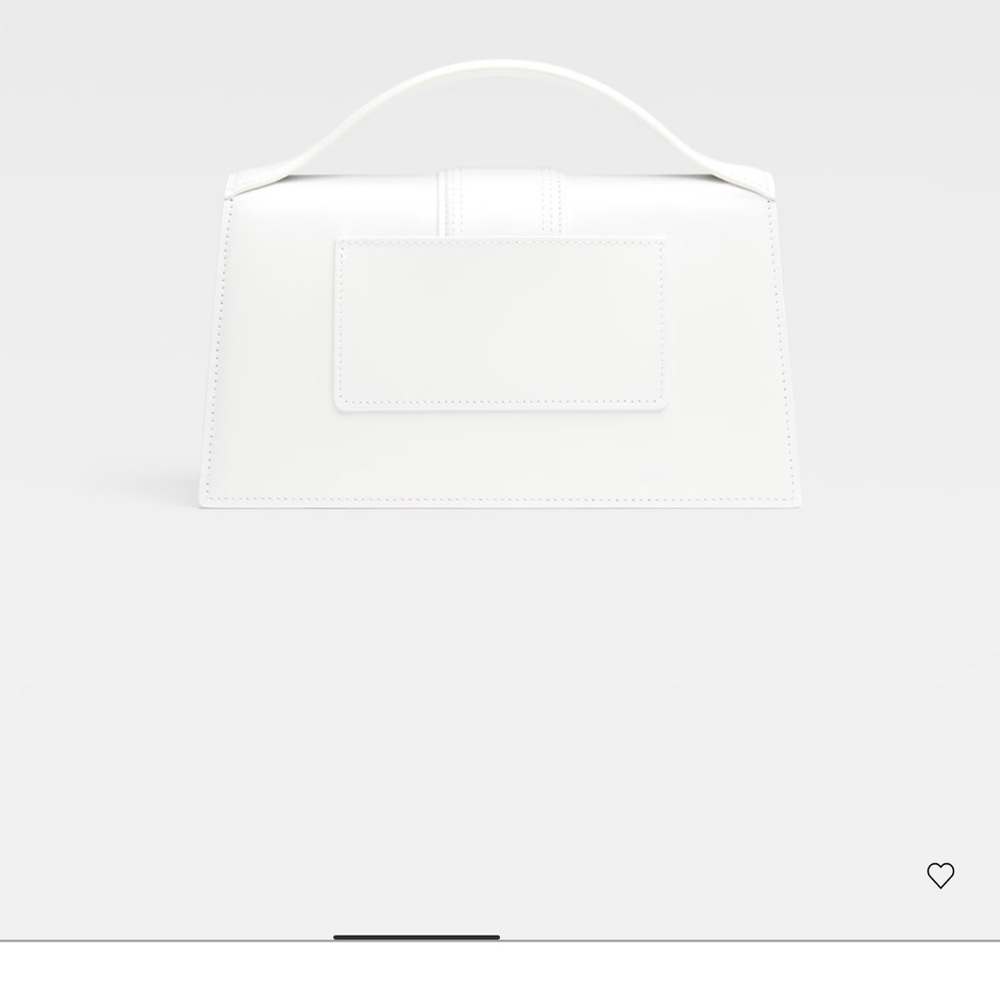 Jacquemus Chic White Bag with Gold Detail - Picture 3 of 16